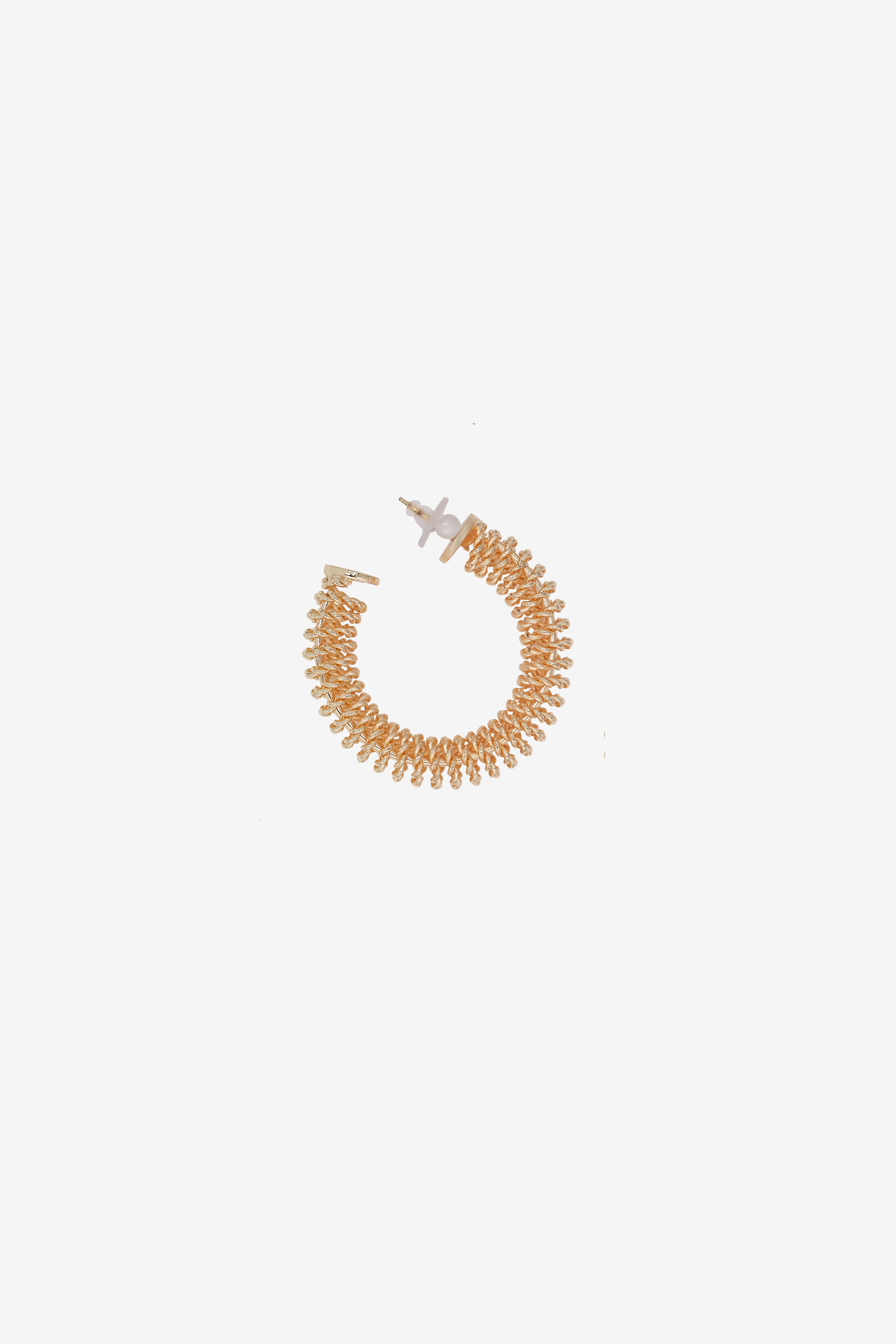 Gold Spring Hoops, , image 3